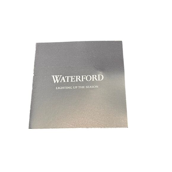 NOB Waterford 2018 Snowstar Christmas Ornament Snowflake Star w/Box & Tags - Picture 10 of 16